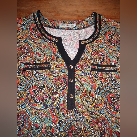 Zhongnida Paisley Shirt - Picture 9 of 14